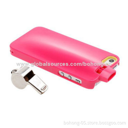 Whistle Cases for iPhone 5S, Special PC Material, Good Quality, Anti-scratch and Fade, Solid Color